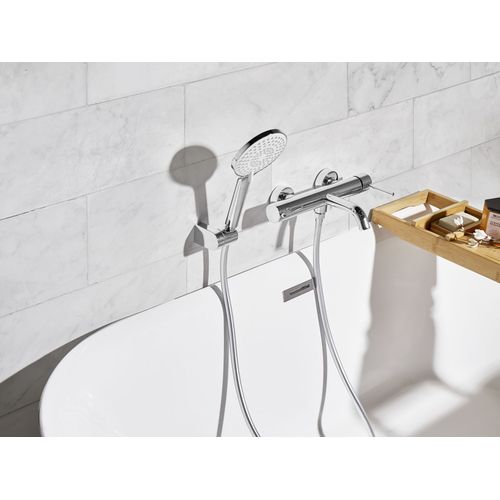 Robinet De Douche Mural Meliquina Argenté