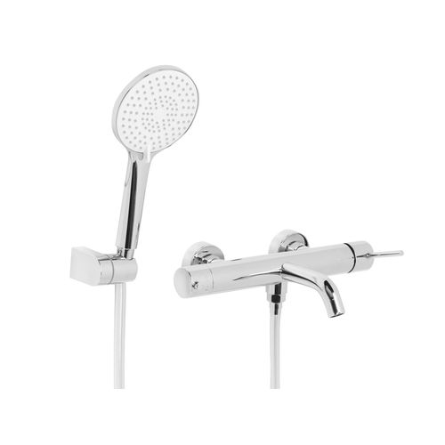 Robinet De Douche Mural Meliquina Argenté