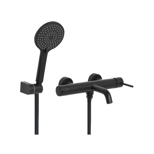 Robinet De Douche Mural Meliquina Noir