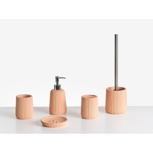 Set De 5 Accessoires De Salle De Bain Pozuzo Orange