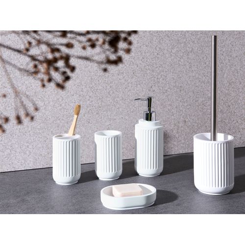 Set De 5 Accessoires De Salle De Bain Huarmey Blanc