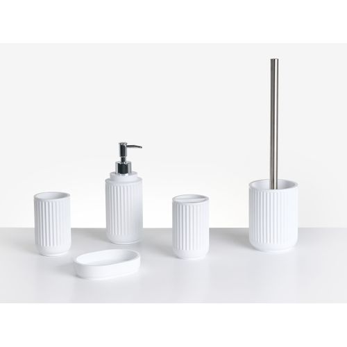 Set De 5 Accessoires De Salle De Bain Huarmey Blanc