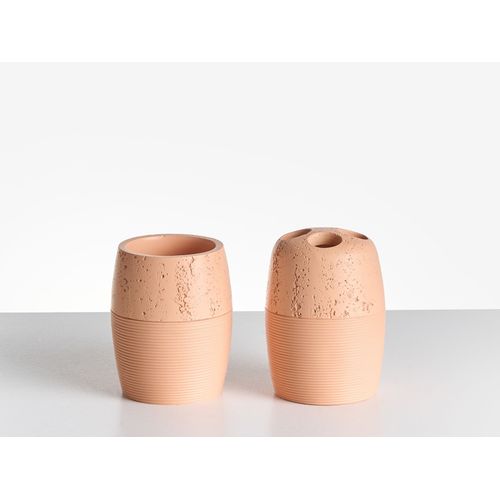 Set De 5 Accessoires De Salle De Bain Yarapa Orange