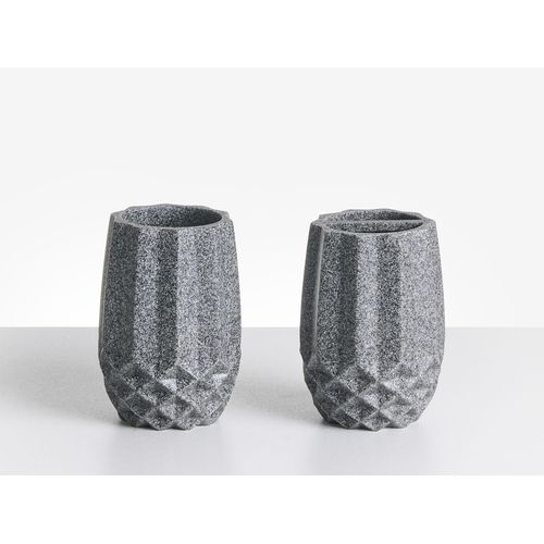 Set De 5 Accessoires De Salle De Bain Samiria Gris