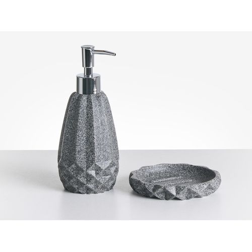 Set De 5 Accessoires De Salle De Bain Samiria Gris