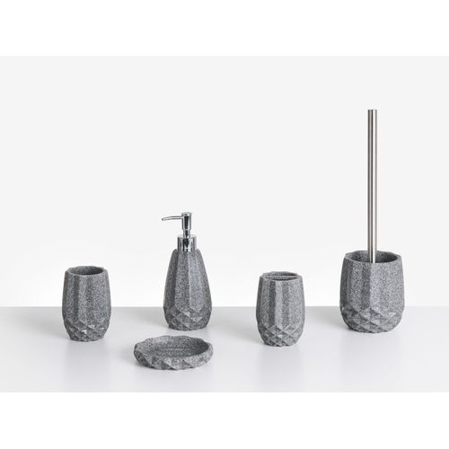 Set De 5 Accessoires De Salle De Bain Samiria Gris