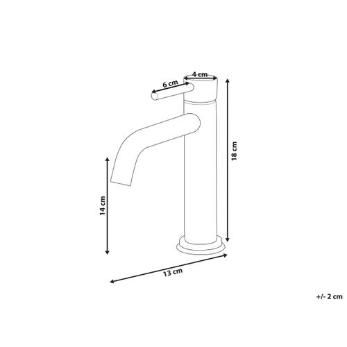Robinet De Lavabo Salinas Laiton Noir