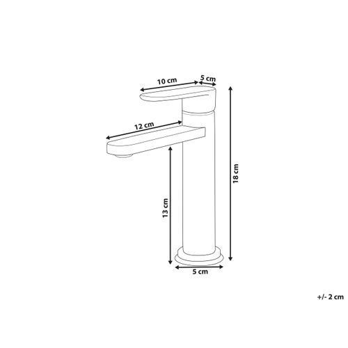 Robinet De Lavabo Colhue Laiton Argenté
