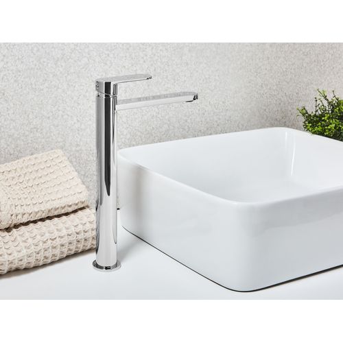 Robinet Mitigeur De Lavabo Colhue Laiton Argenté