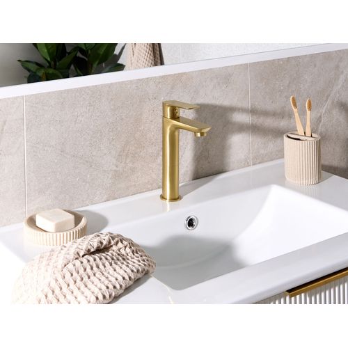 Robinet De Lavabo Chimbote Laiton Doré