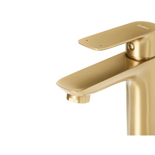 Robinet Mitigeur De Lavabo Chimbote Laiton Doré