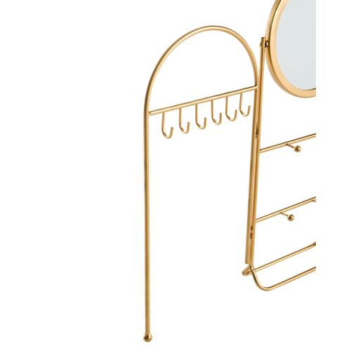 Porte-bijoux Avec Miroir Pirou Doré