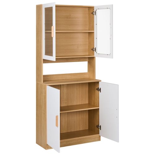 Vitrine En Verre Cygnet 80 Cm Blanc