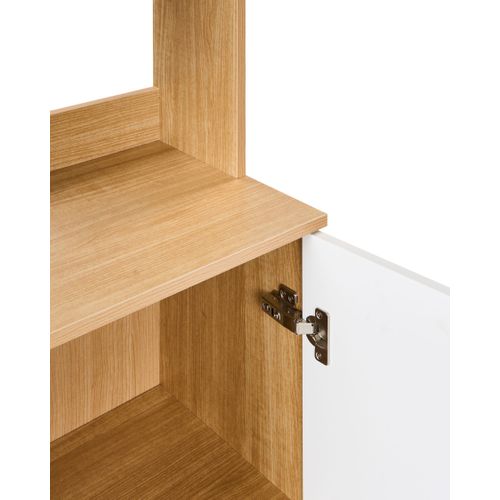 Vitrine En Verre Cygnet 80 Cm Blanc