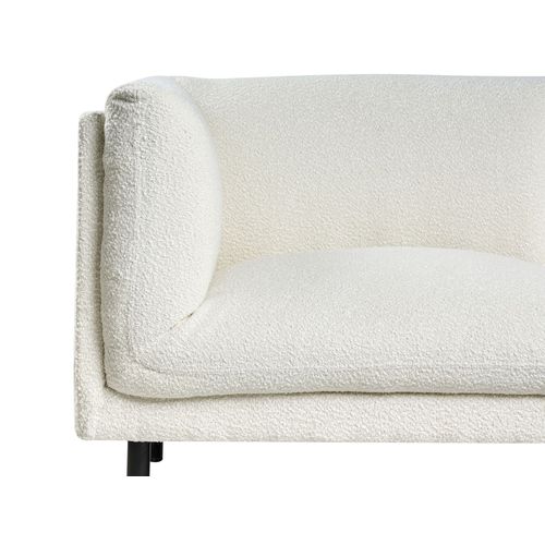 Canapé 3 Places Vorgod Bouclé Blanc Cassé