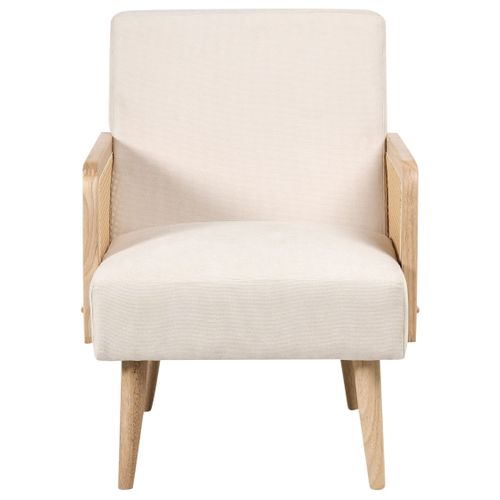Fauteuil Hojby Tissu Beige Clair