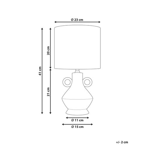 Lampe à Poser Kerulen Céramique Vert