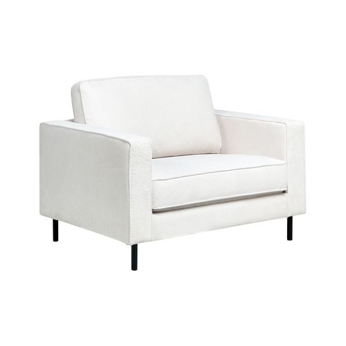 Fauteuil Savalen Tissu Blanc Cassé