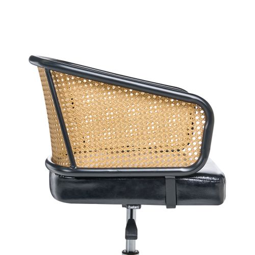 Chaise De Bureau Tucson Cuir Pu Noir