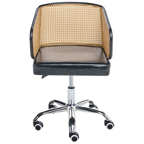 Chaise De Bureau Tucson Cuir Pu Noir