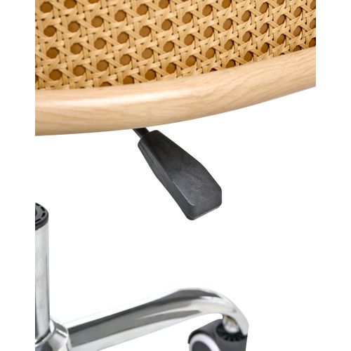 Chaise De Bureau Baltimore Cuir Pu Marron