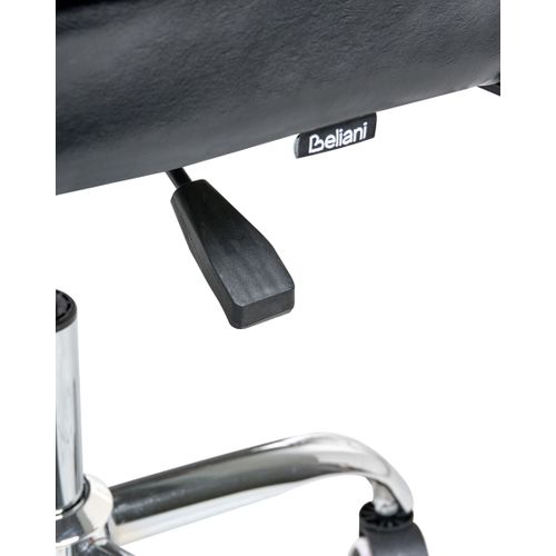 Chaise De Bureau Nome Cuir Pu Noir