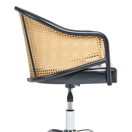 Chaise De Bureau Redding Cuir Pu Noir