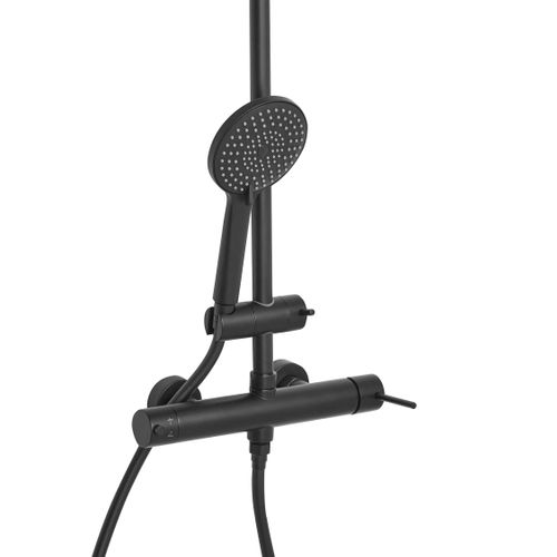 Ensemble De Douche Avec Mitigeur Et Douche De Pluie Puyehue Noir