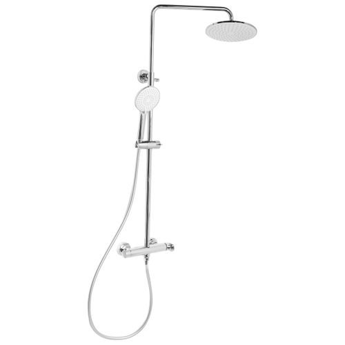 Ensemble De Douche Avec Mitigeur Et Douche De Pluie Catamarca Argenté