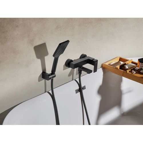 Robinet De Douche Mural Balneario Noir