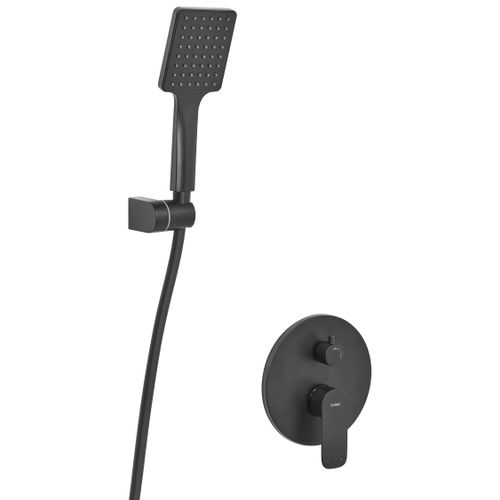 Ensemble De Douche Encastrée Avec Douche Pluie Guaratuba Noir