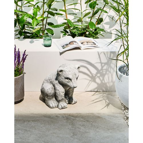 Statue De Jardin Bowe Ours Gris