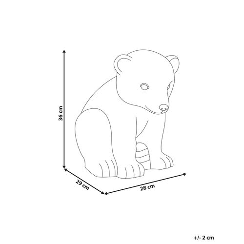 Statue De Jardin Bowe Ours Gris