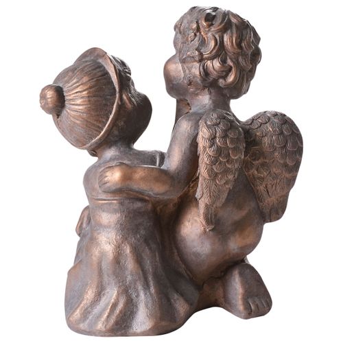 Statue De Jardin Damaro Enfant Marron