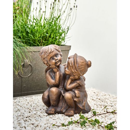 Statue De Jardin Damaro Enfant Marron