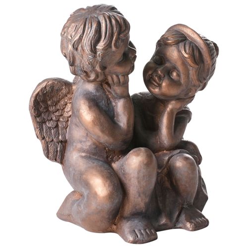 Statue De Jardin Damaro Enfant Marron