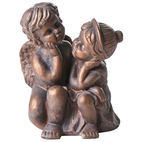 Statue De Jardin Damaro Enfant Marron