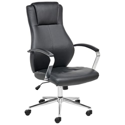 Fauteuil De Bureau Adept Cuir Pu Noir