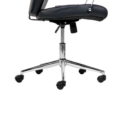 Fauteuil De Bureau Adept Cuir Pu Noir