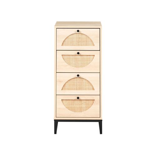 Commode à 4 Tiroirs Botwood Marron Clair