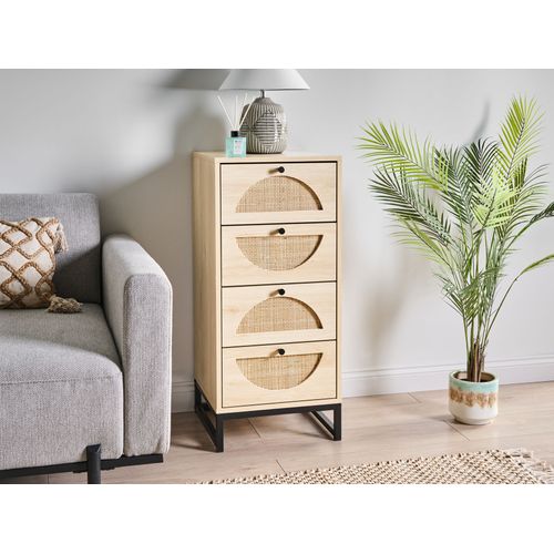 Commode à 4 Tiroirs Botwood Marron Clair