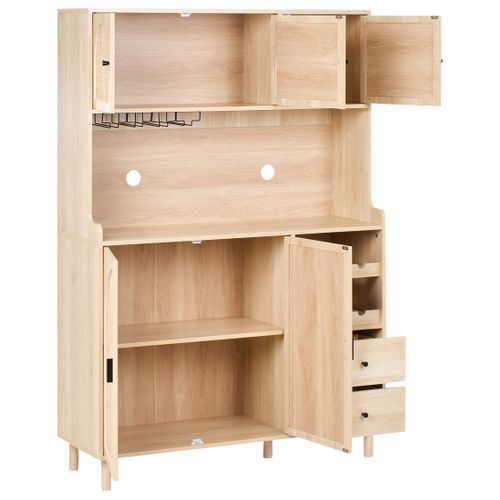 Buffet De Cuisine Campbellton 120 Cm Marron Clair