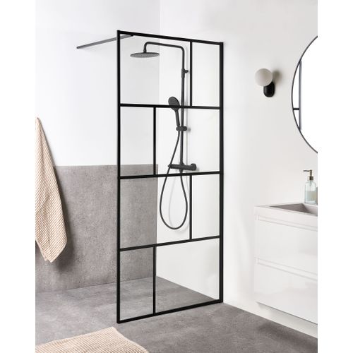 Parois De Douche Tapajos 90 X 195 Cm Noir