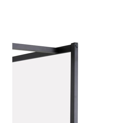 Parois De Douche Aculeo 90 X 195 Cm Noir