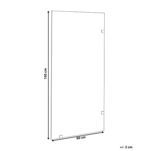 Parois De Douche Icalma 90 X 195 Cm Transparent