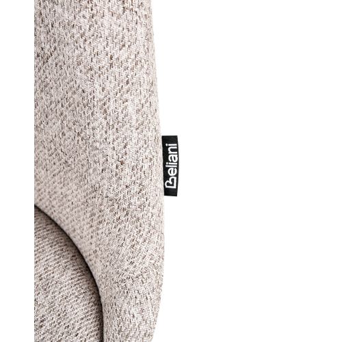 Lot De 2 Chaises De Salle à Manger Hedley Tissu Marron Clair