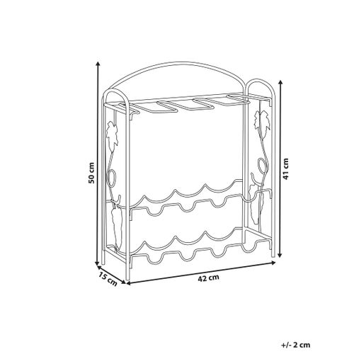 Porte-bouteille Donegal Métal Noir