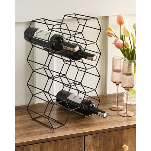 Porte-bouteille Tralee Métal Noir