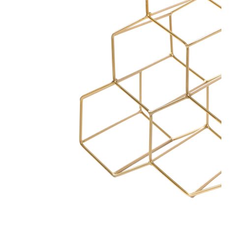 Porte-bouteille Listowel Métal Doré