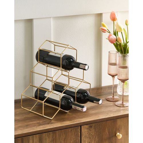 Porte-bouteille Listowel Métal Doré